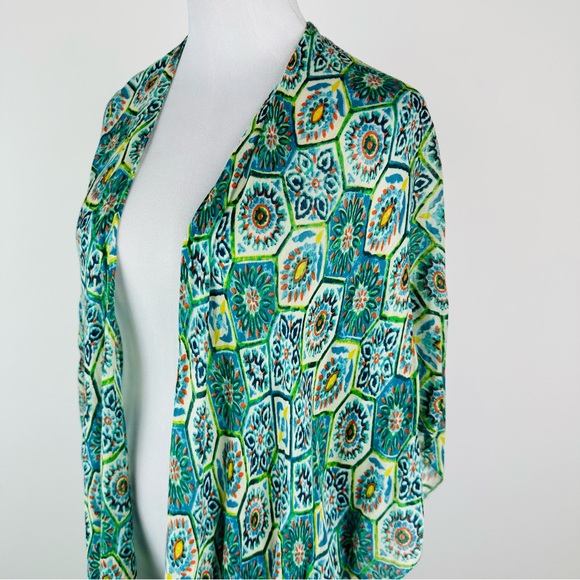 Anthropologie Subtle Luxury Piastrella Kimono One Size - Picture 6 of 11